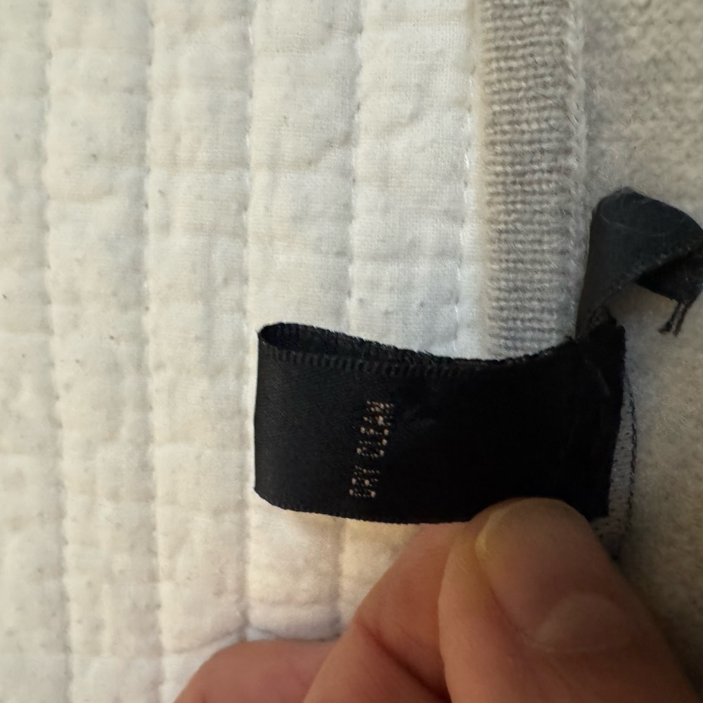 Only Mine 100% Cashmere Women's Hombre 2 ply  Sweater - Cream grey black - Picture 3 of 4